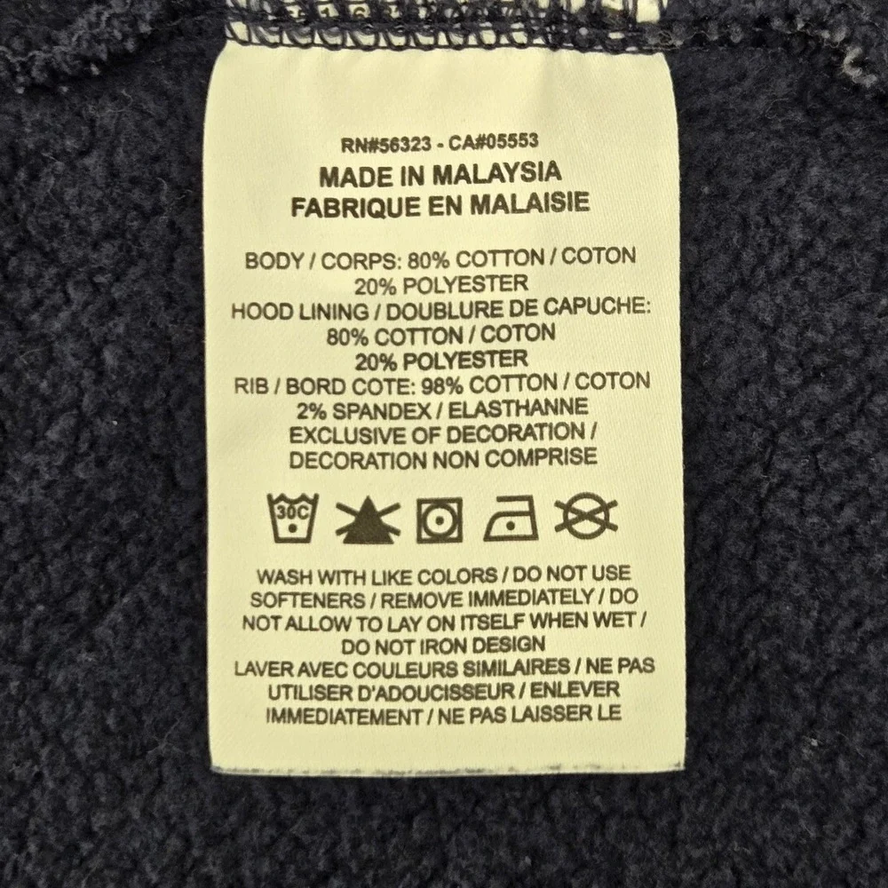 Nike SB Men Hoodie XL Navy Blue Graphic Fleece Nike SB  Activewear Logo